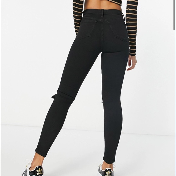 TopShop Moto Jamie Distressed Jeans - Picture 2 of 7